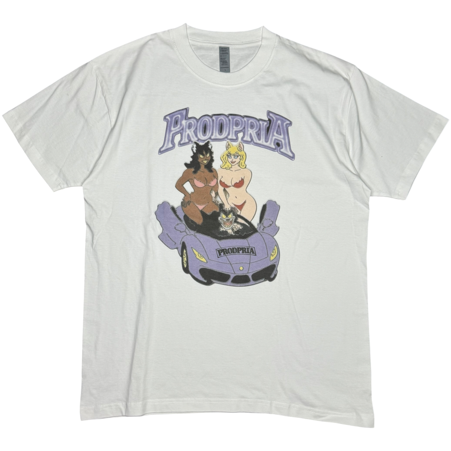 MENACE LOGO TEE WHITE